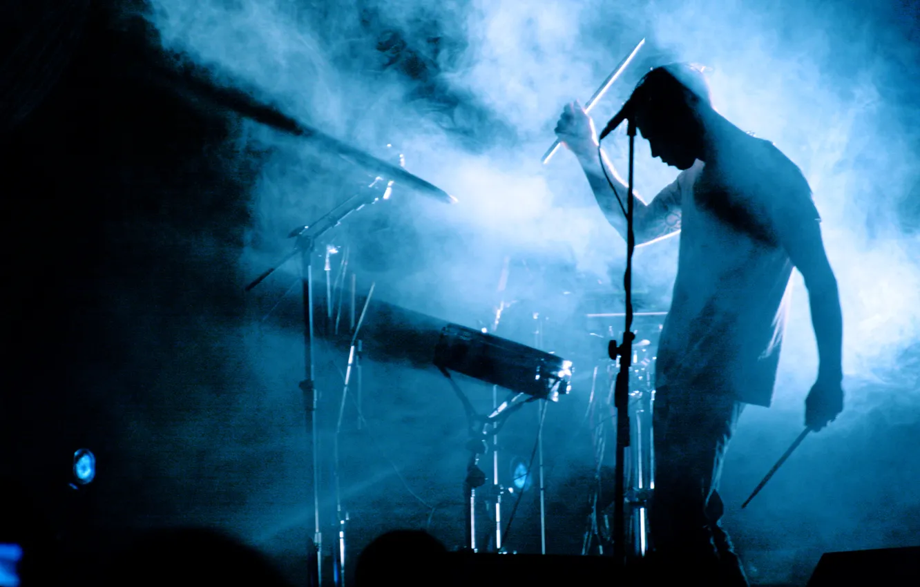 Photo wallpaper music, concert, dolphins