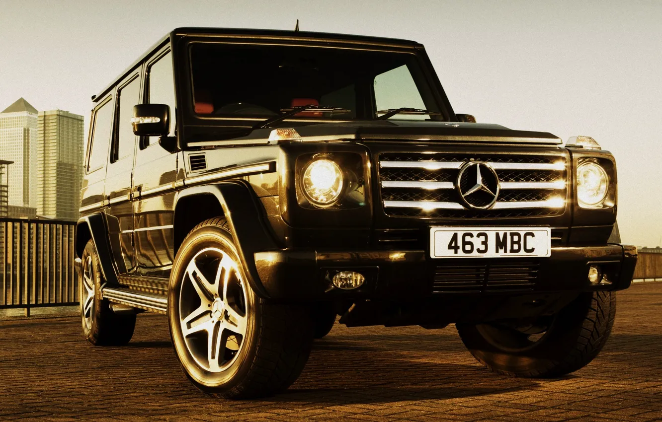 Photo wallpaper machine, jeep, mersedes g55