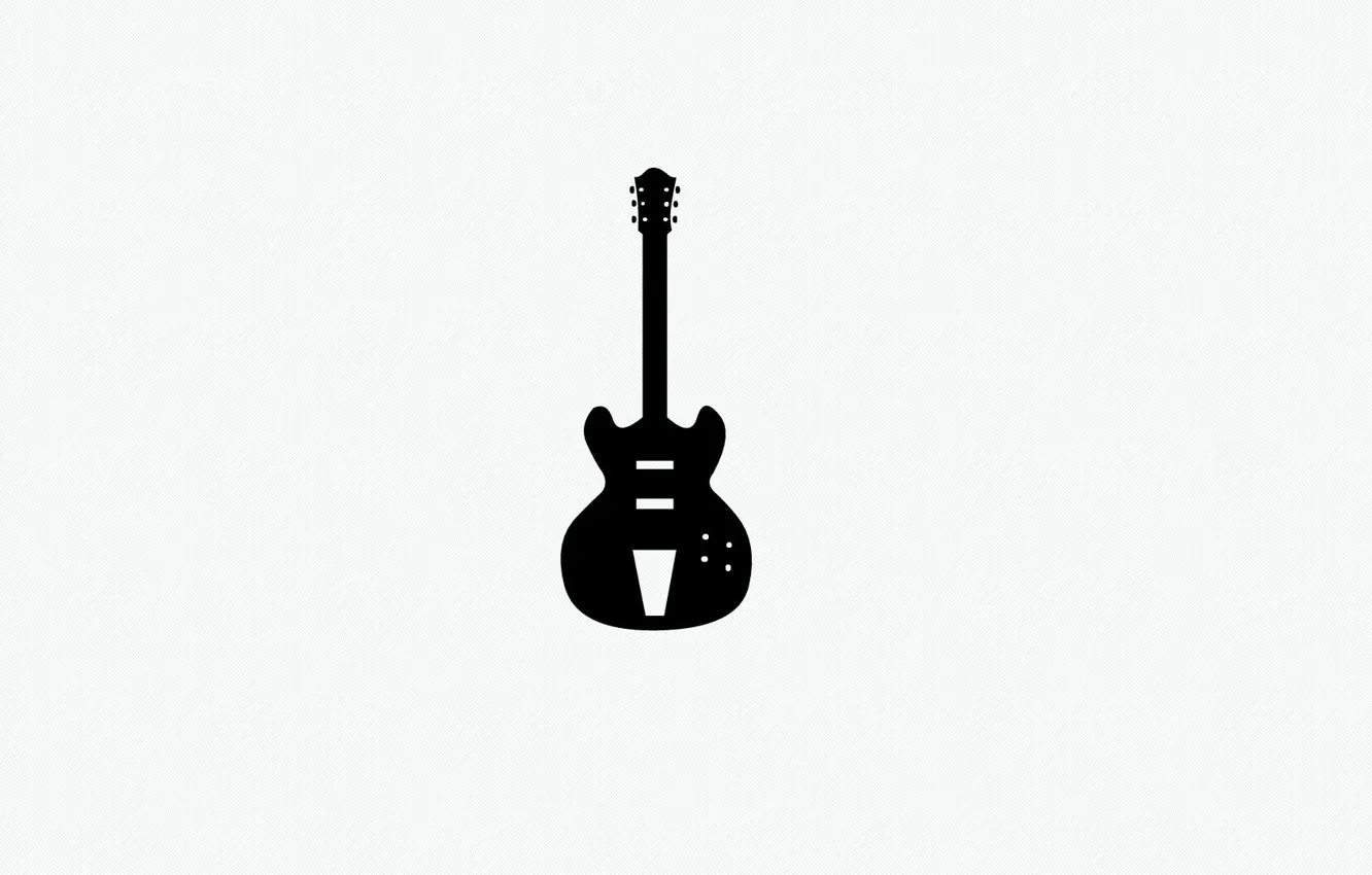 Photo wallpaper music, minimalism, electric guitar