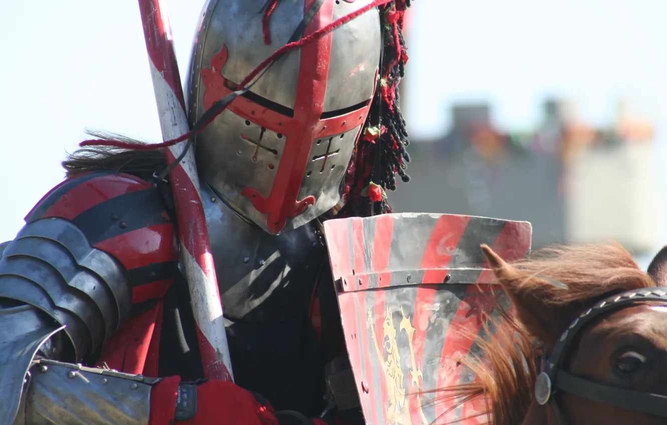 Photo wallpaper armor, helmet, knight