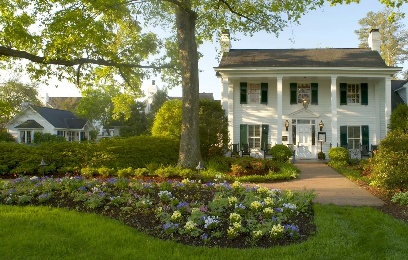 Photo wallpaper the city, style, home, architecture