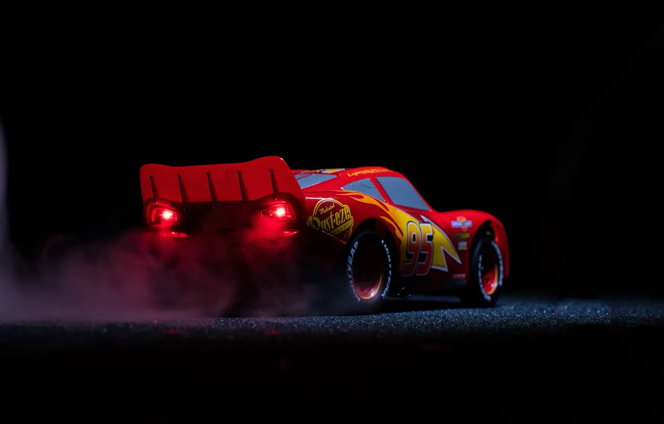 Photo wallpaper car, red, Disney, Pixar, cars, animated film, animated movie, Cars 3