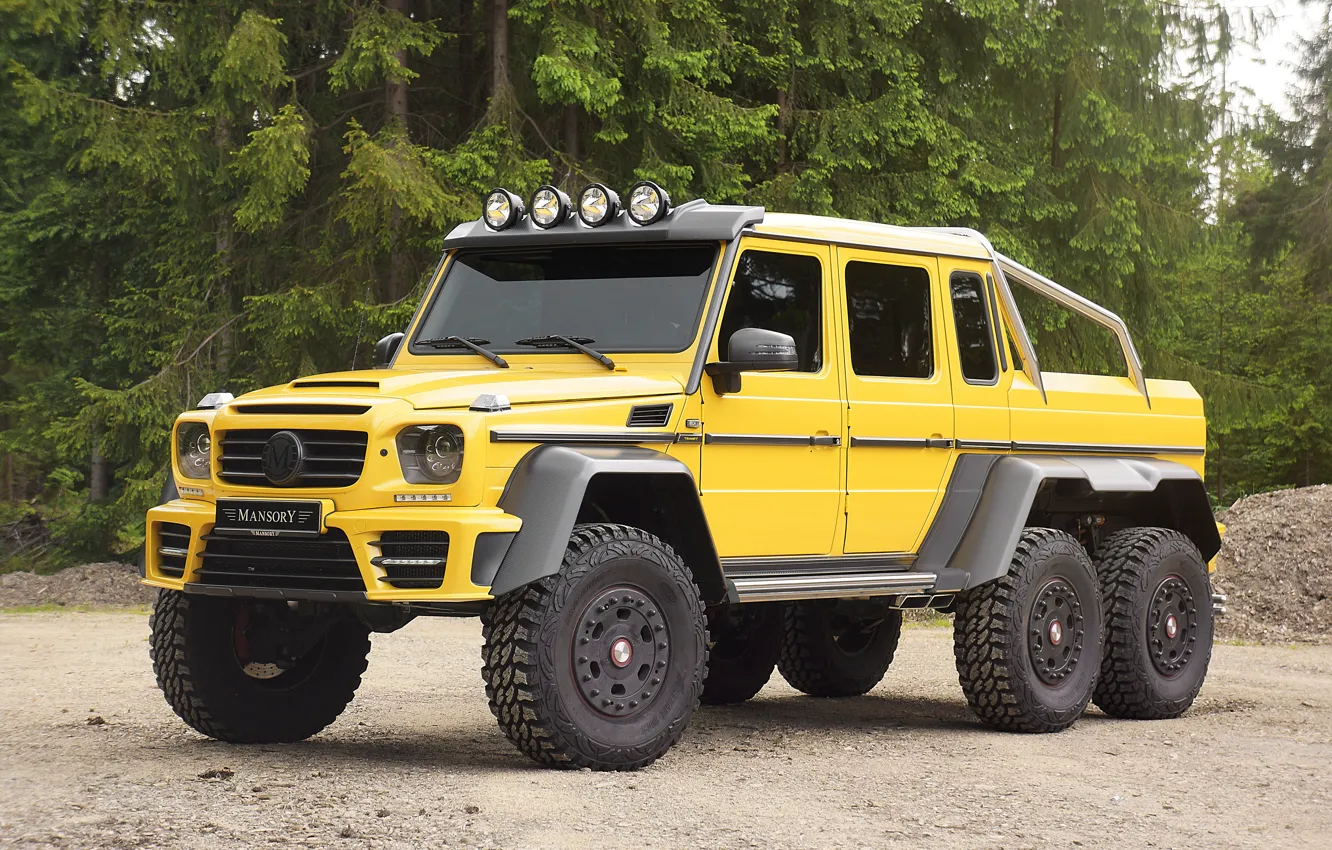 Photo wallpaper Mercedes-Benz, Mercedes, AMG, Mansory, 6x6, W463, 2015, G 63