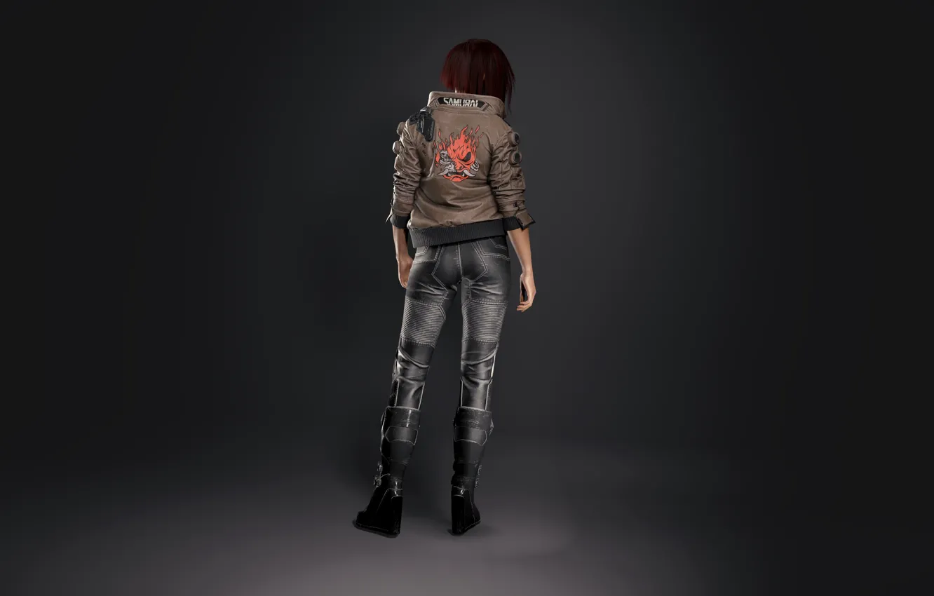 Photo wallpaper girl, CD Projekt RED, Cyberpunk 2077