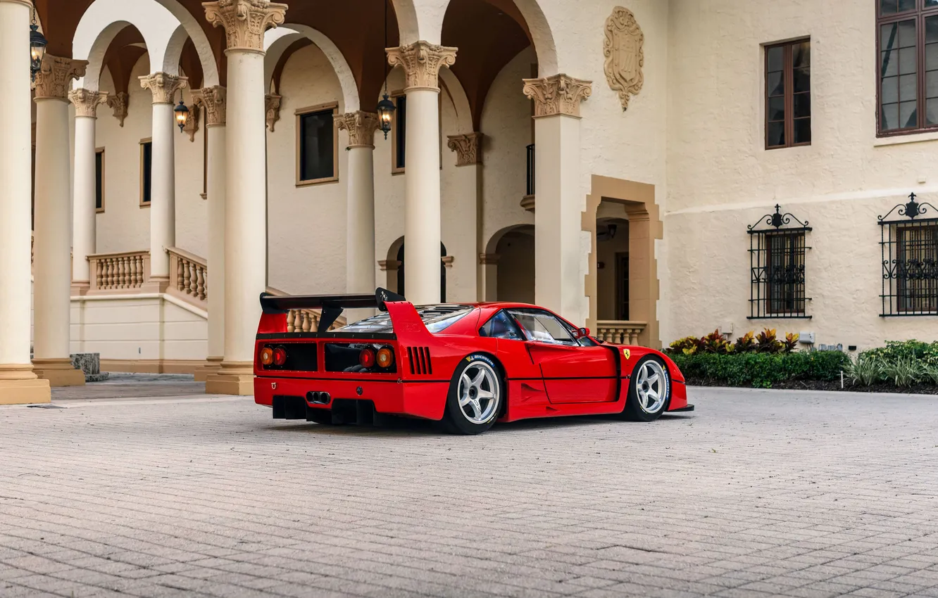 Photo wallpaper Ferrari, supercar, Supercar, 1992, the only instance, The only instance, by Michelotto, Ferrari F40 LM …