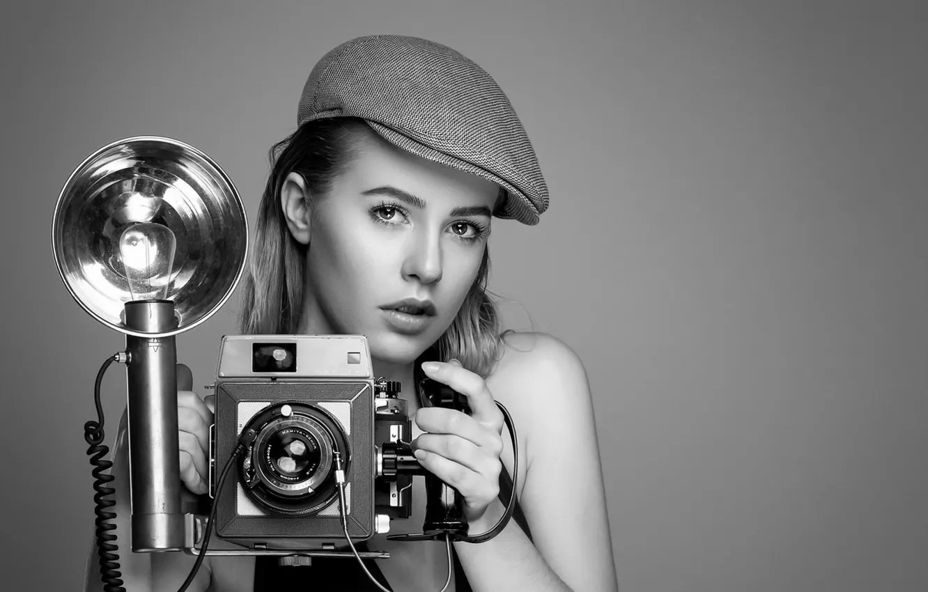 Photo wallpaper Nora, Mamiya Press 23, Two Beautys