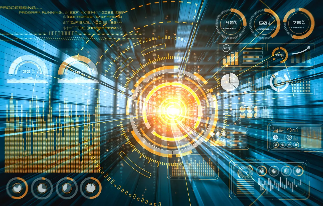 Photo wallpaper information, the city, technology, the tunnel, Internet, link, hi-tech, download