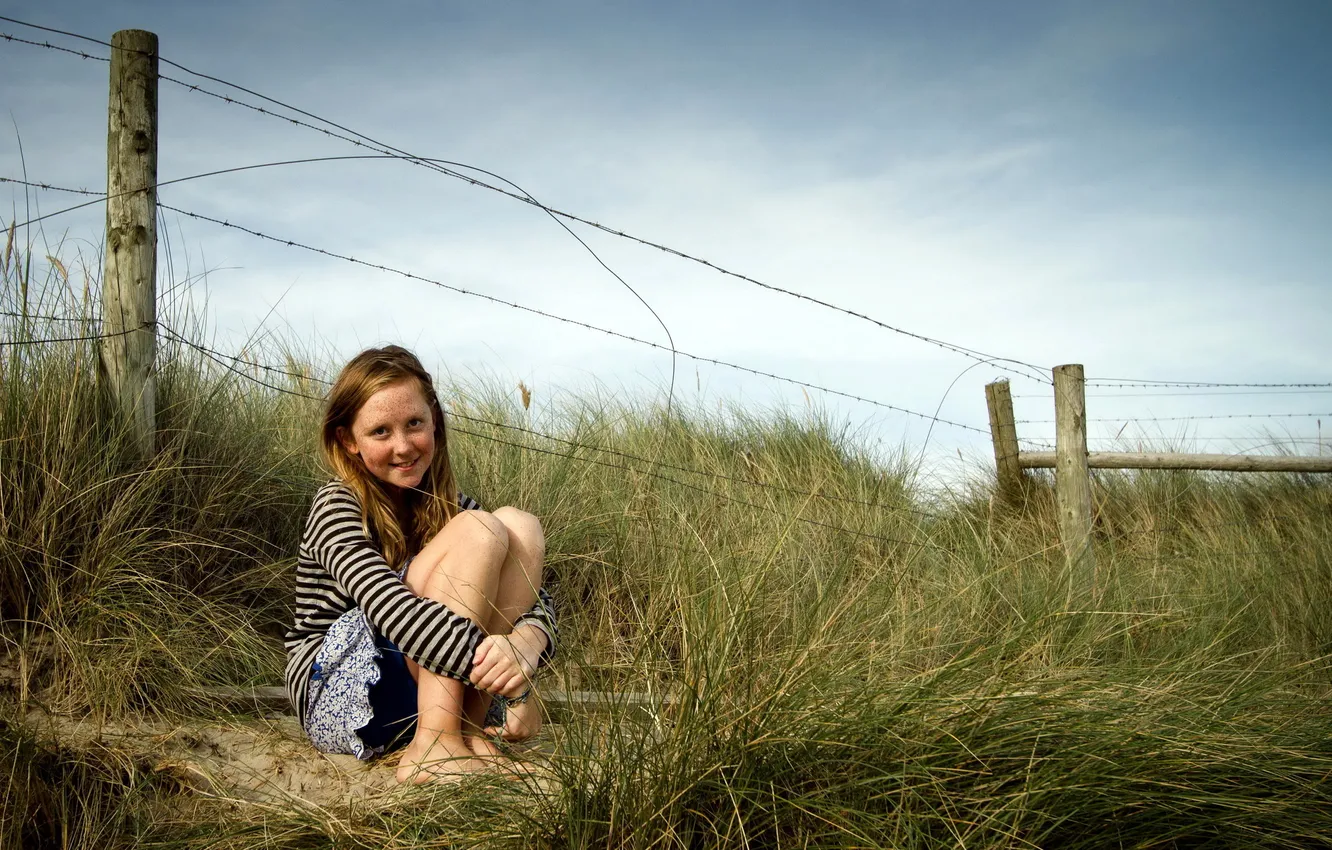 Photo wallpaper smile, mood, girl