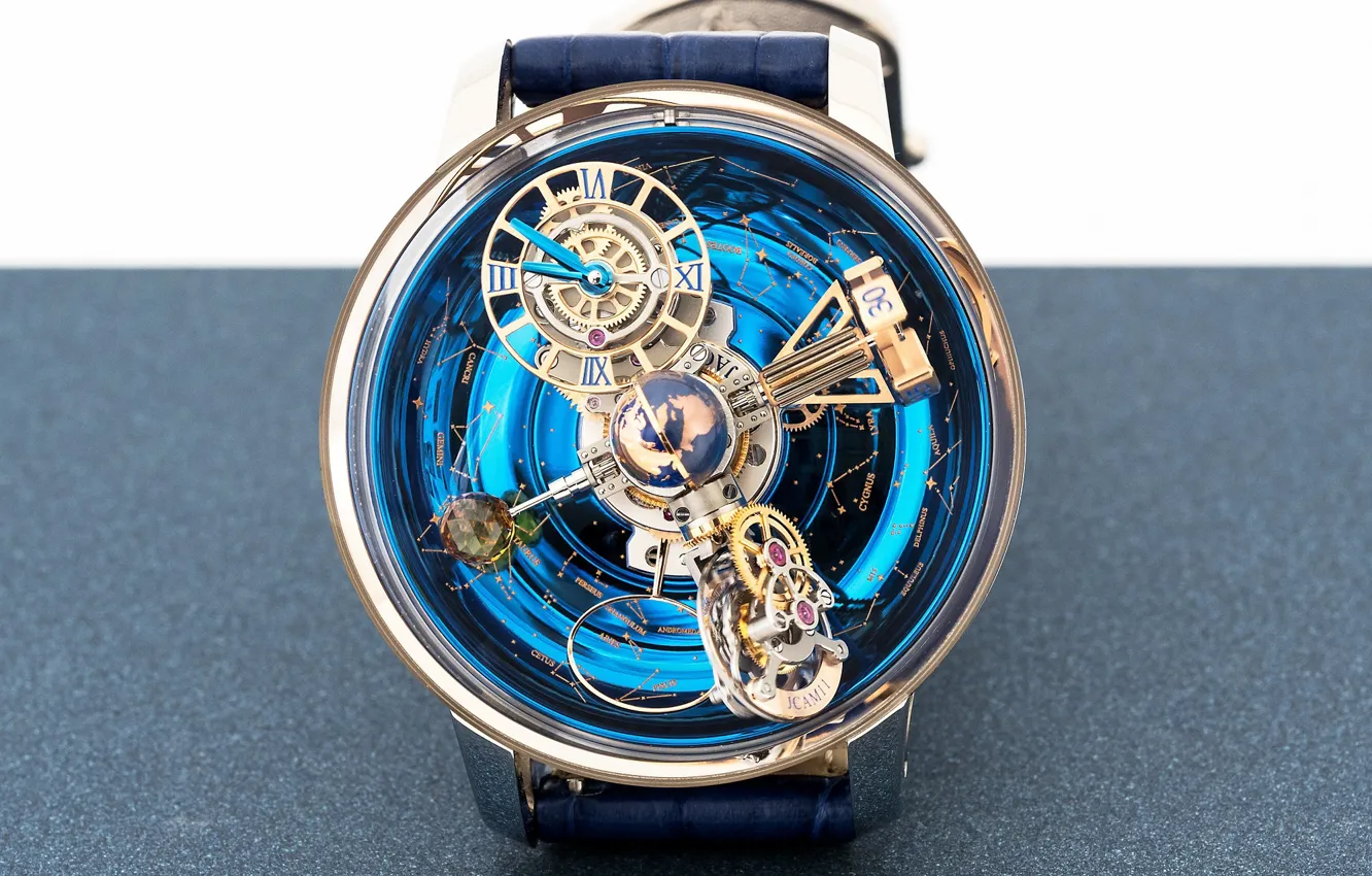 Photo wallpaper gold, watch, constellation, luxury, Suite, Jacob & Co, Astronomia Sky