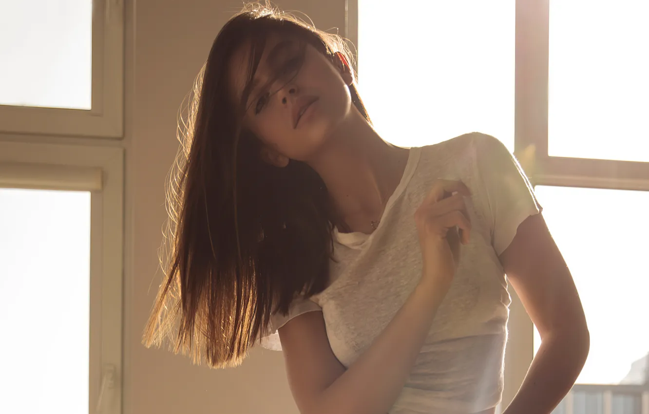 Photo wallpaper wallpaper, model, polish girl