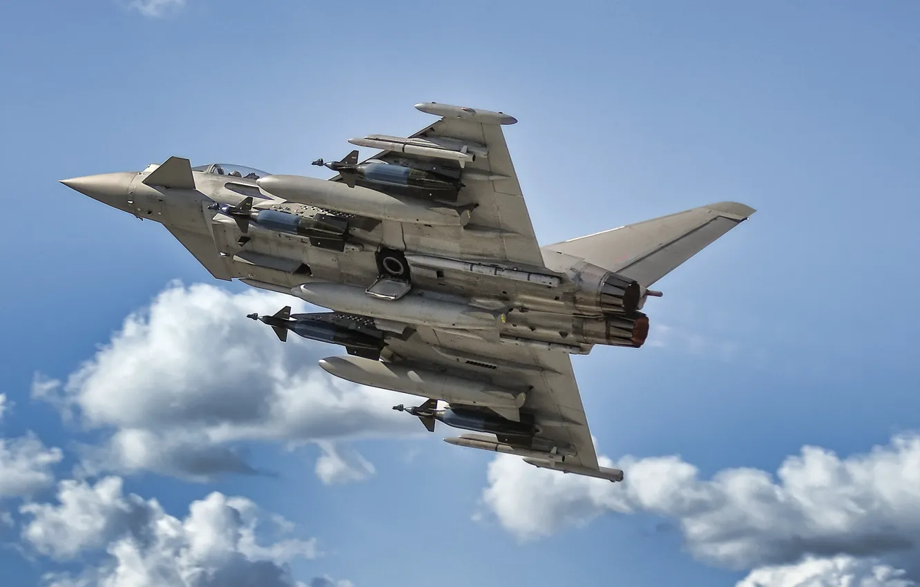 Photo wallpaper aviation, fighter, multipurpose, Typhoon, FGR4