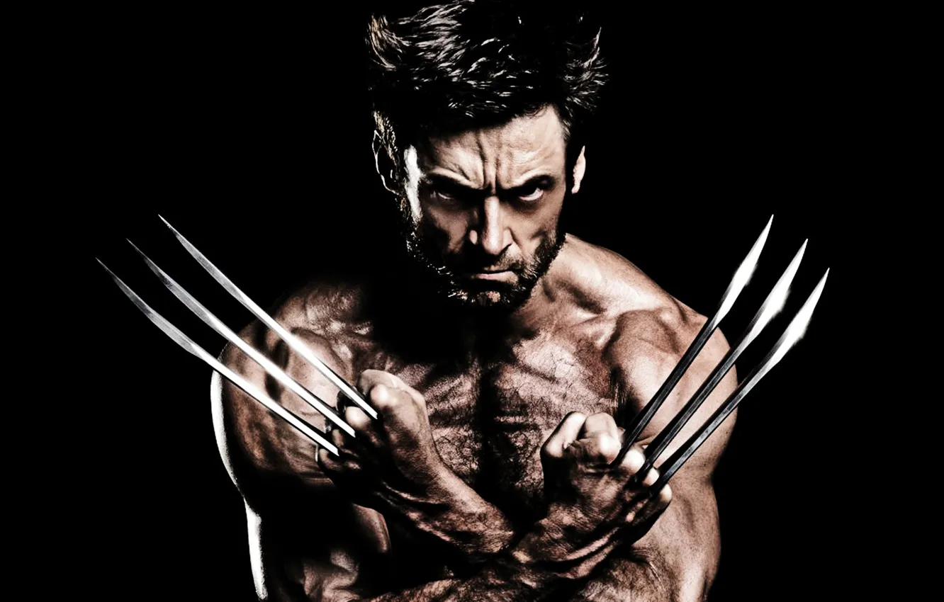 Photo wallpaper Wolverine, Hugh Jackman, X-Men, Logan, Marvel, Movie, X Men