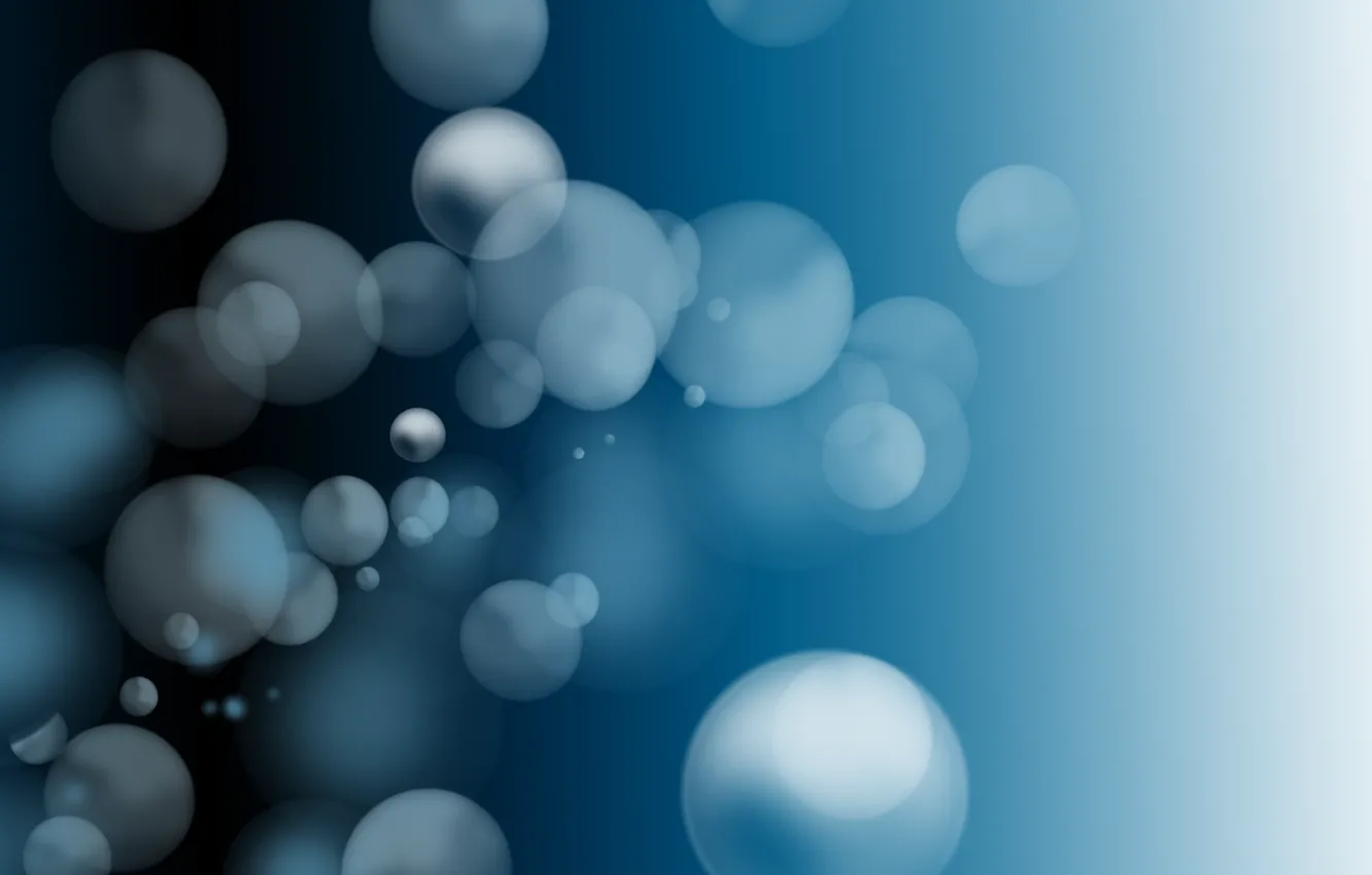 Photo wallpaper abstraction, bubbles, color
