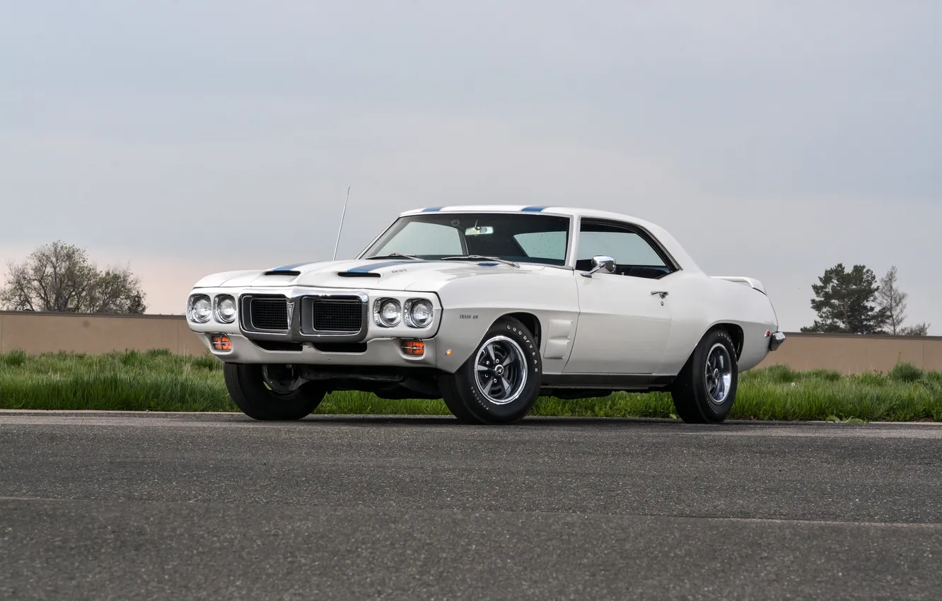 Photo wallpaper 1969, Coupe, Pontiac, Pontiac, Firebird, Firebird., Trans Am Ram Air IV