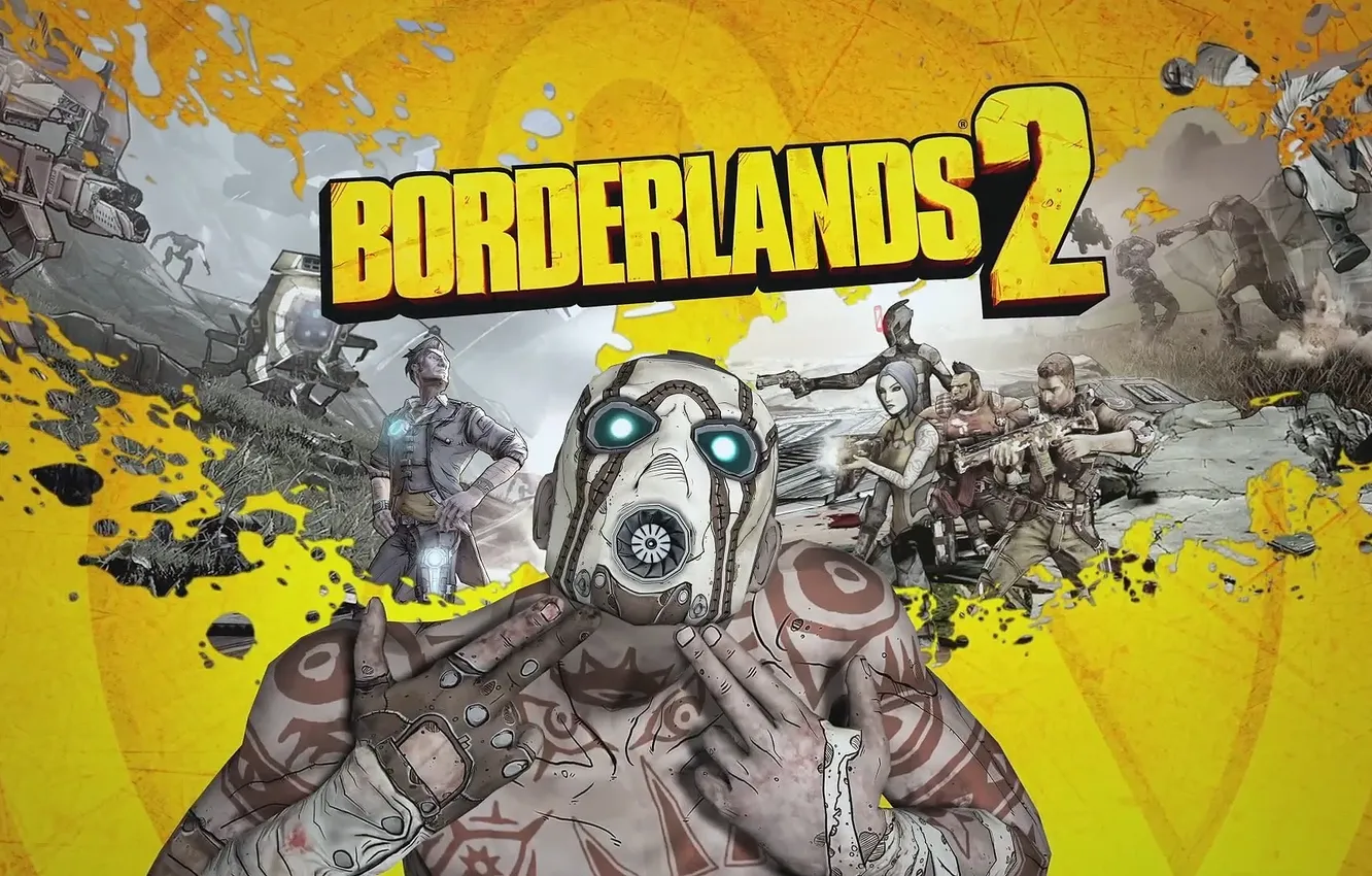 Photo wallpaper the game, 2K Games, Borderlands 2, Gearbox Software