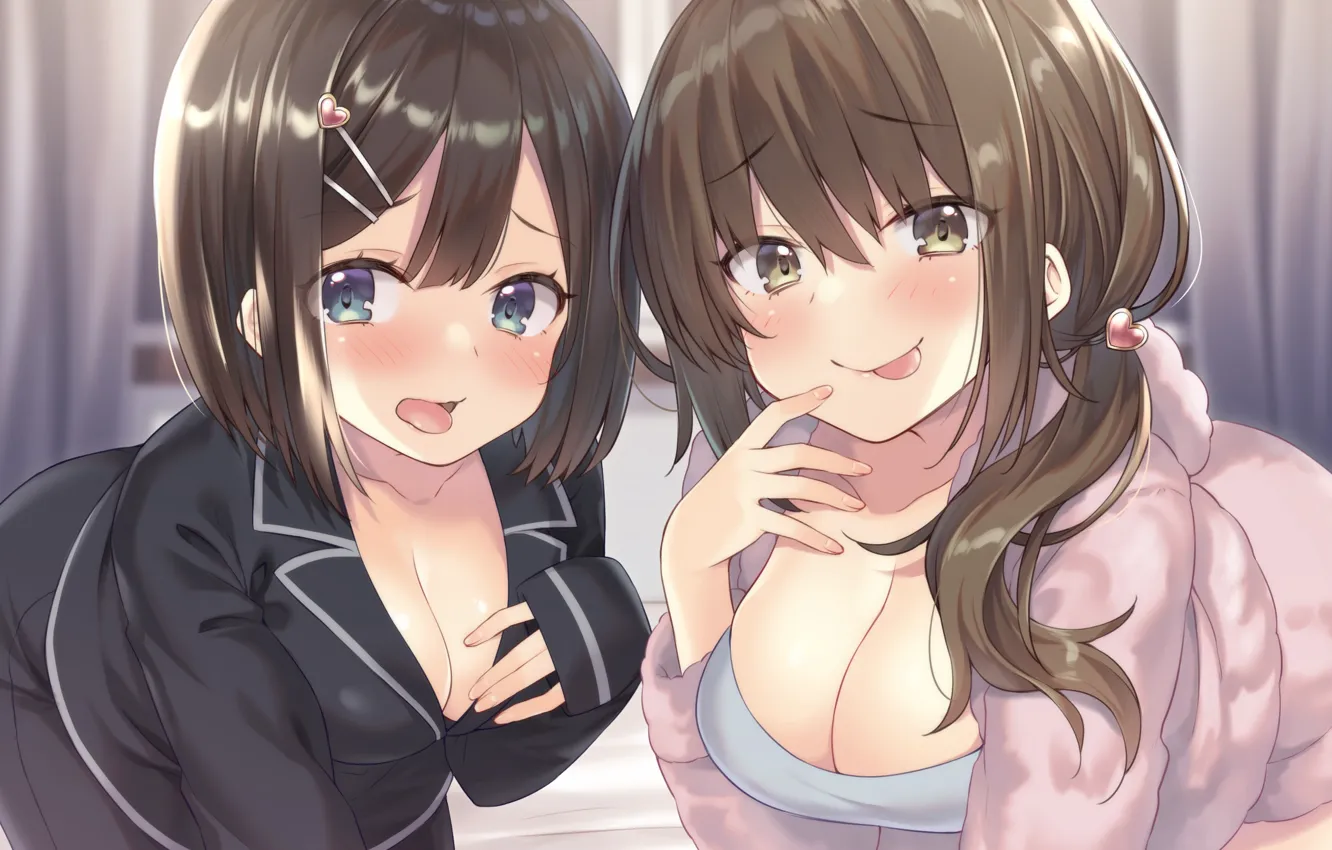 Photo wallpaper girl, anime, kokusan moyashi