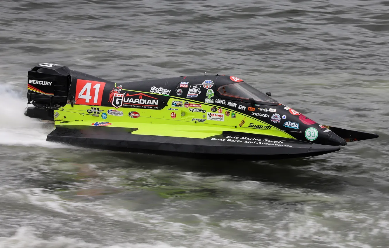 Photo wallpaper race, boat, speed