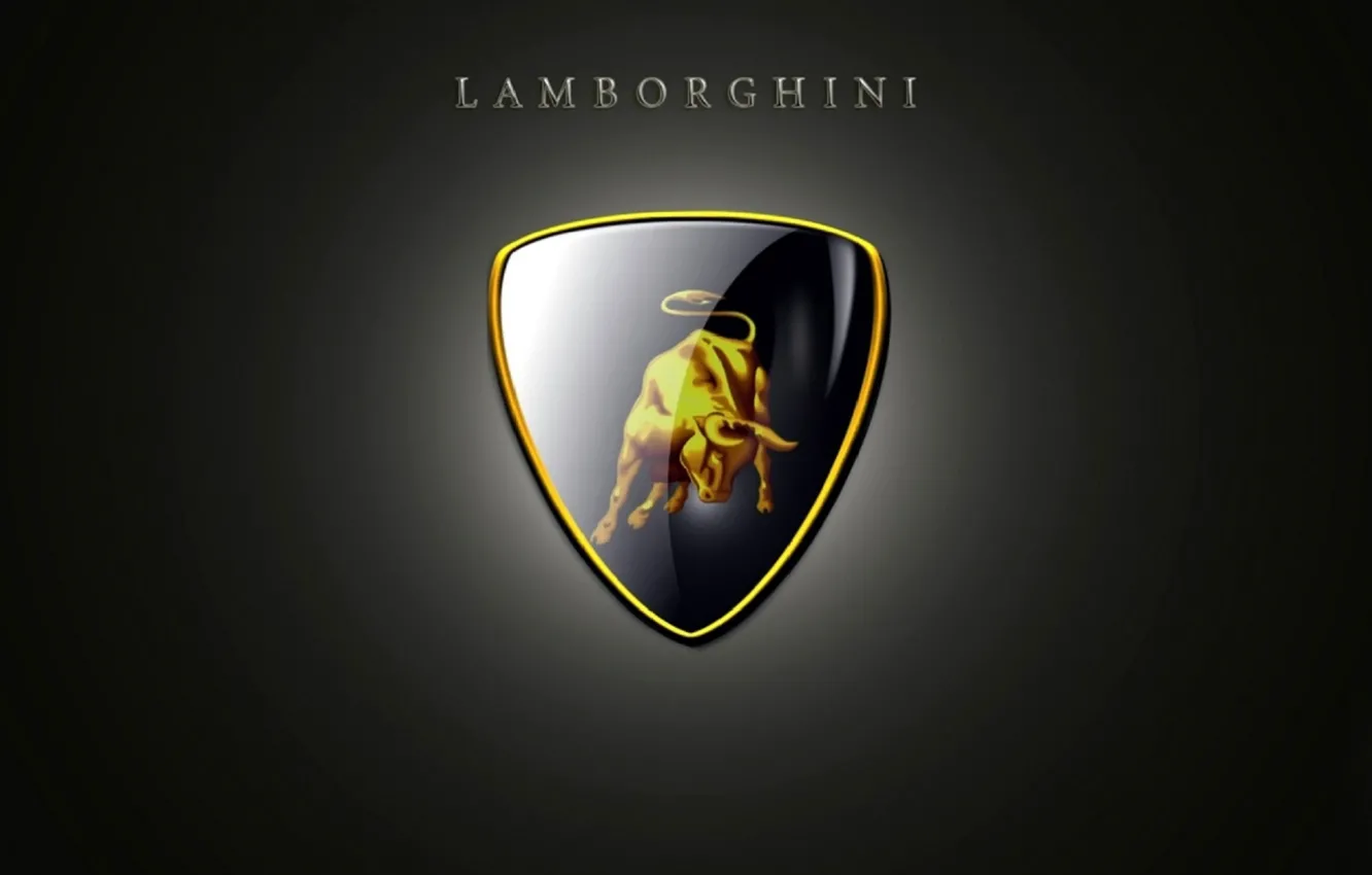 Photo wallpaper reflection, background, Lamborghini, mark