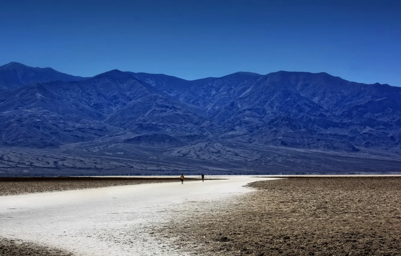 Photo wallpaper the sky, mountains, nature, valley