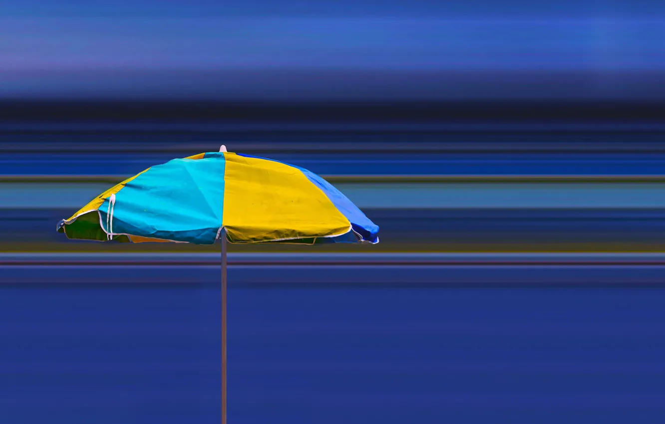 Photo wallpaper umbrella, background, colored