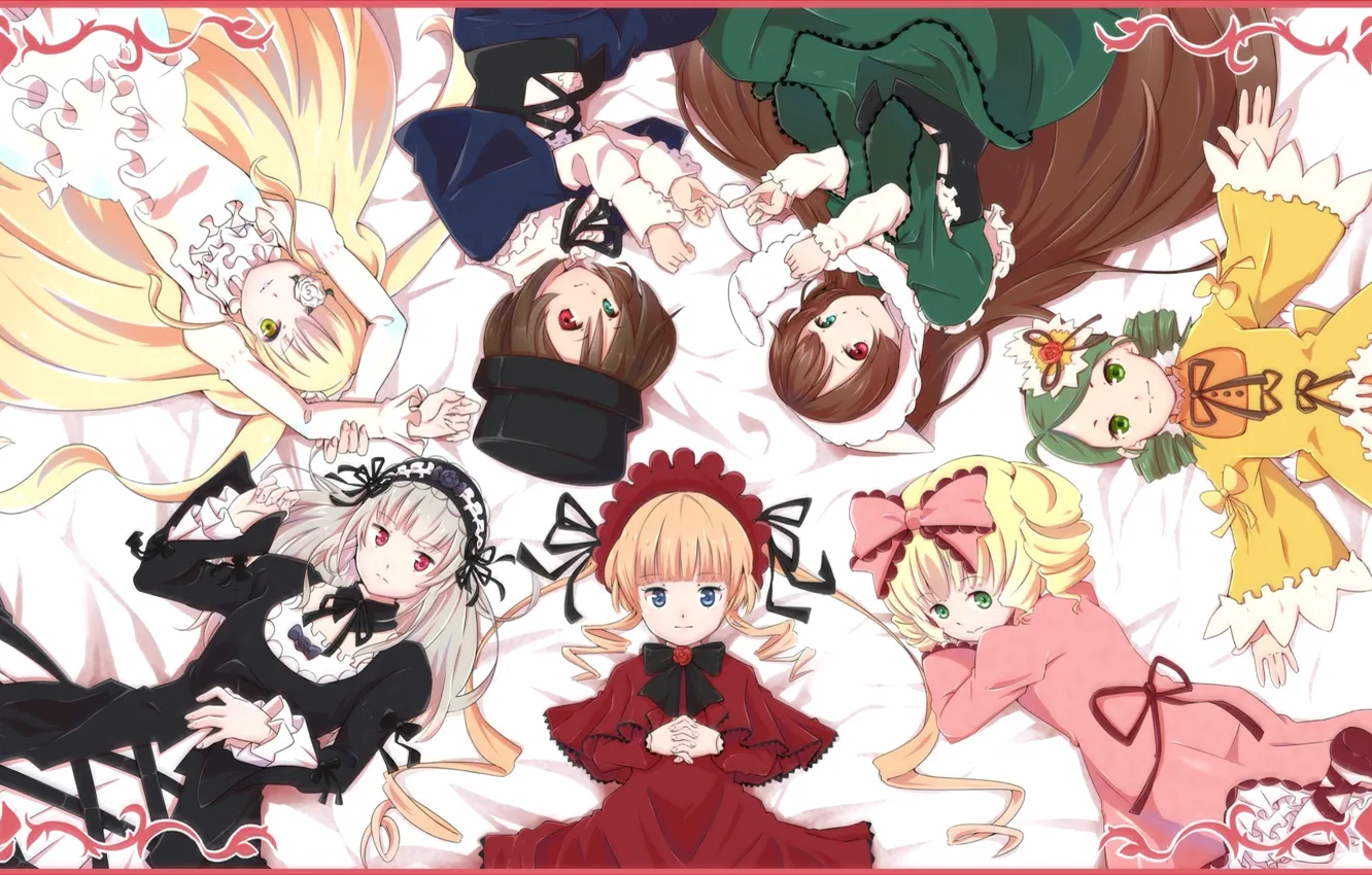 Photo wallpaper doll, doll, rozen maiden, tavern, Virgin rose, suiseiseki, suiginto