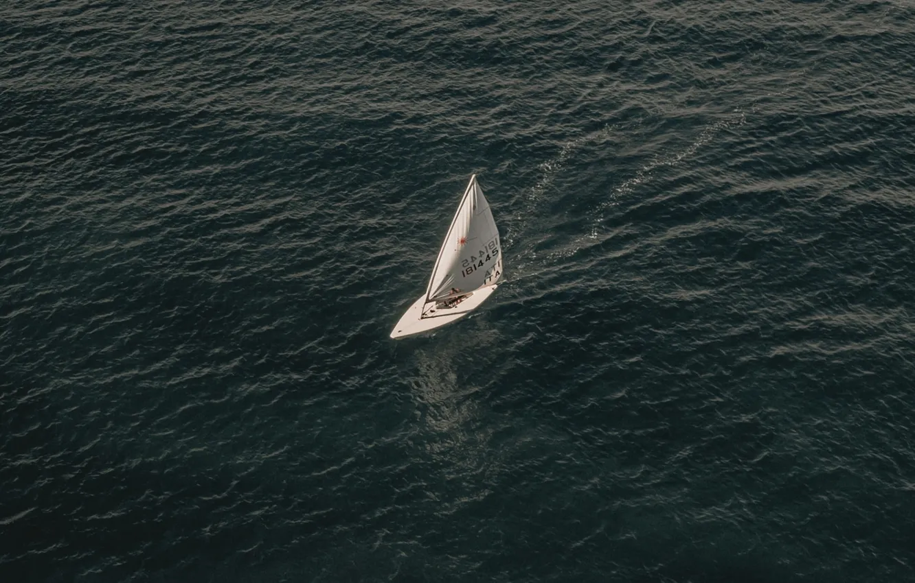 Photo wallpaper movement, the wind, sport, yacht, sail, the, sports boat