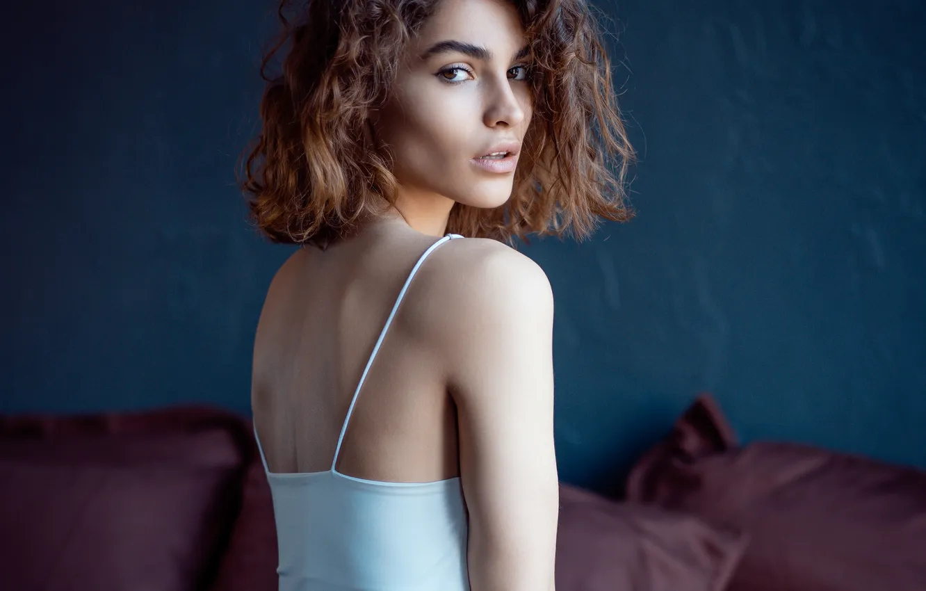Photo wallpaper look, model, Lera, Alexander Galevsky