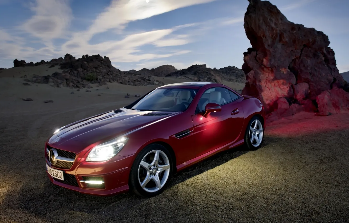 Photo wallpaper Mercedes, 350, SLK