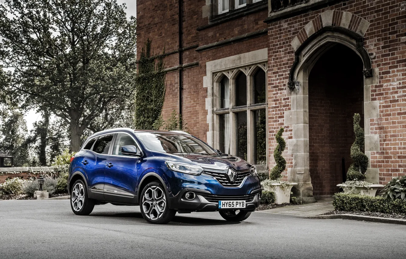Photo wallpaper blue, Renault, Reno, crossover, Kadjar