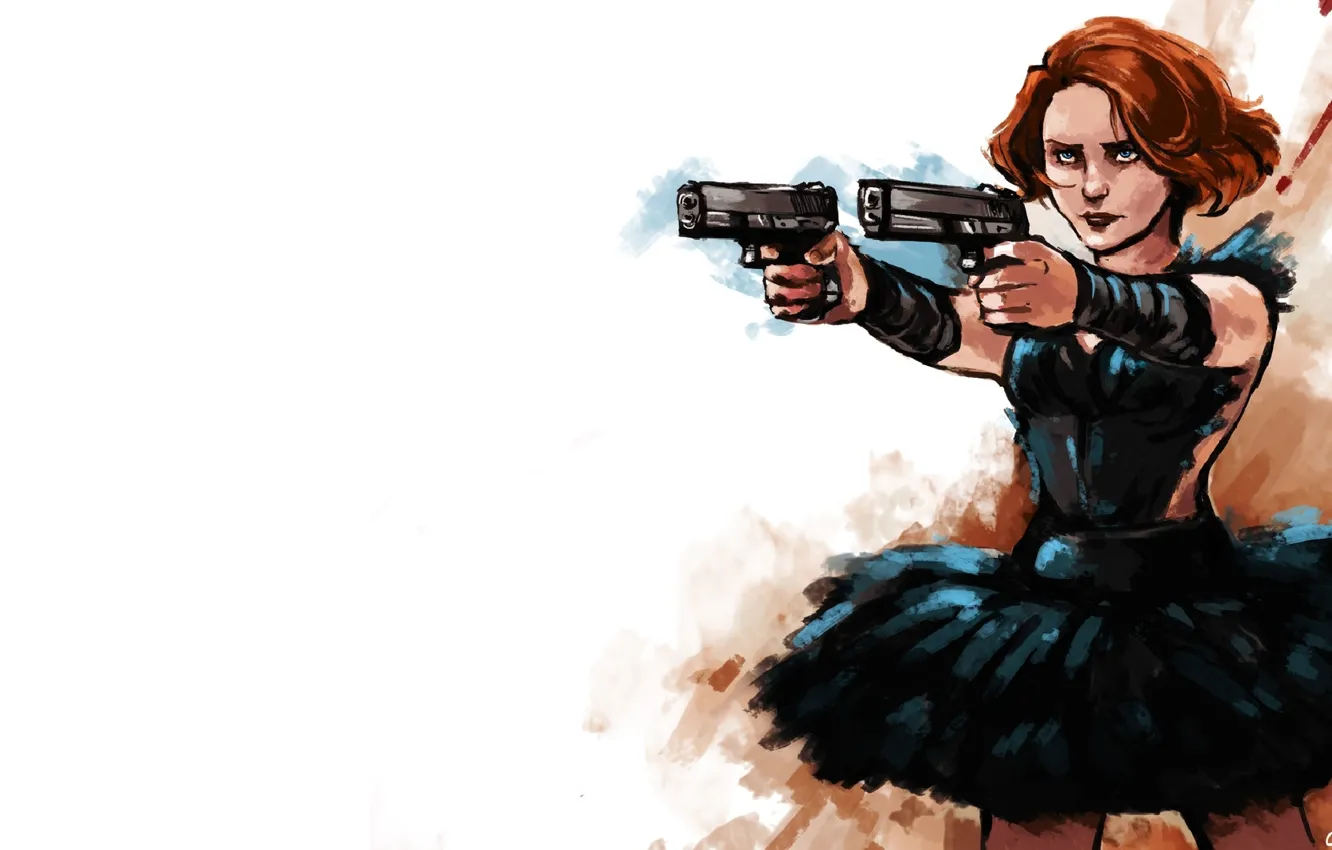 Photo wallpaper Black Widow, Black widow, Natasha