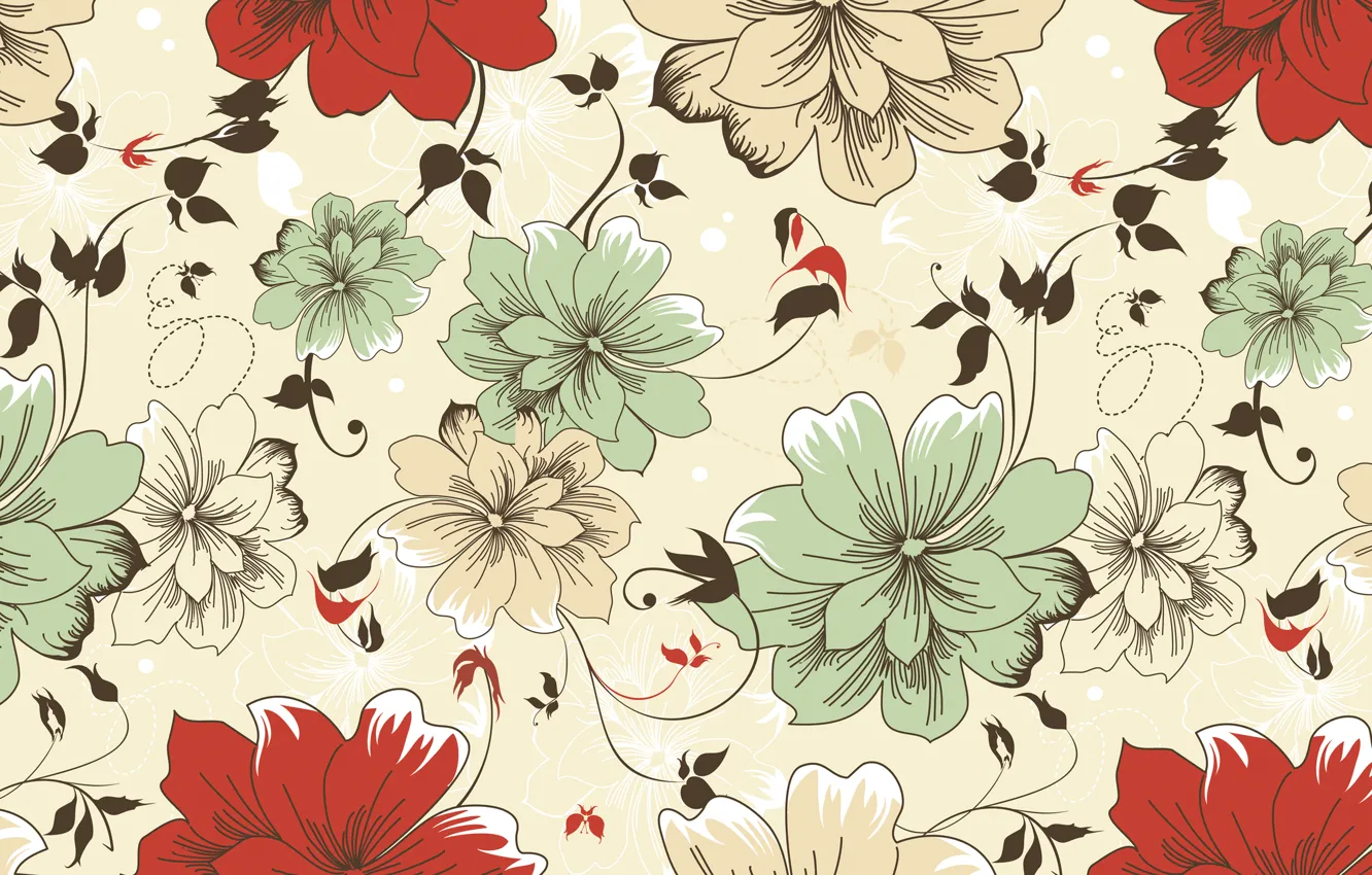 Photo wallpaper flowers, texture, petals