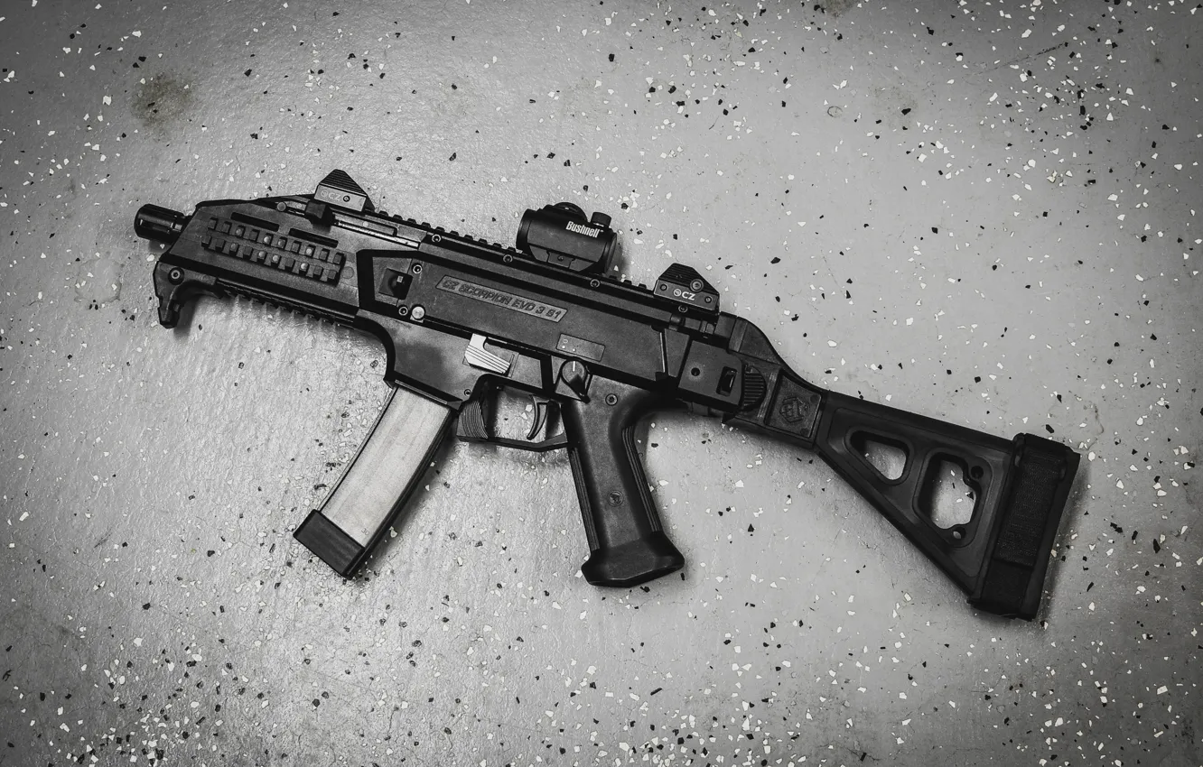 Photo wallpaper background, the gun, CZ Scorpion