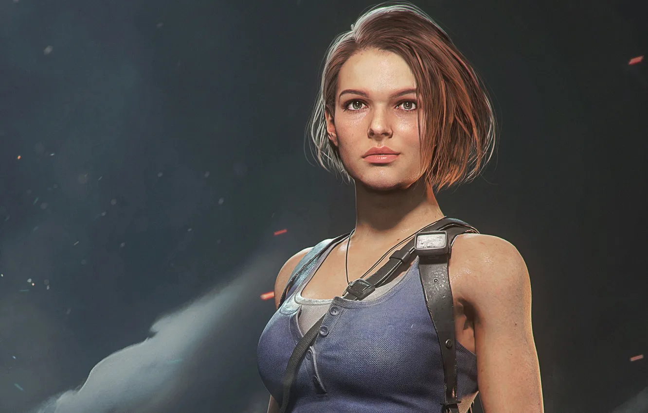 Photo wallpaper Capcom, Jill Valentine, video games, Resident Evil 3 Remake, video game characters