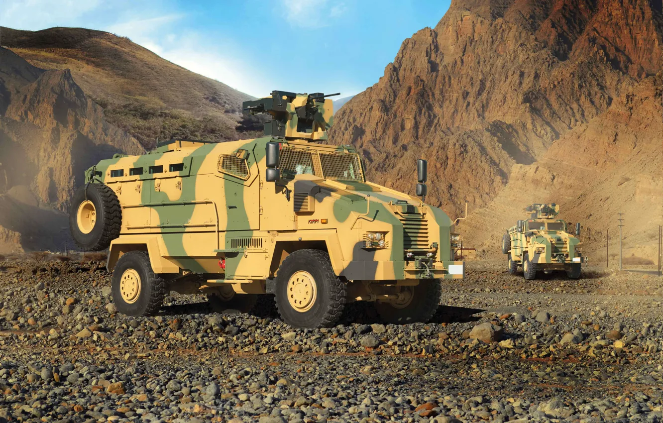 Photo wallpaper Turkey, military vehicle, BMC Kirpi