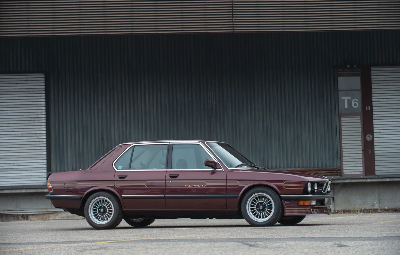 Photo wallpaper BMW, red, Front, Alpina, Alpina B9, B9 3.5