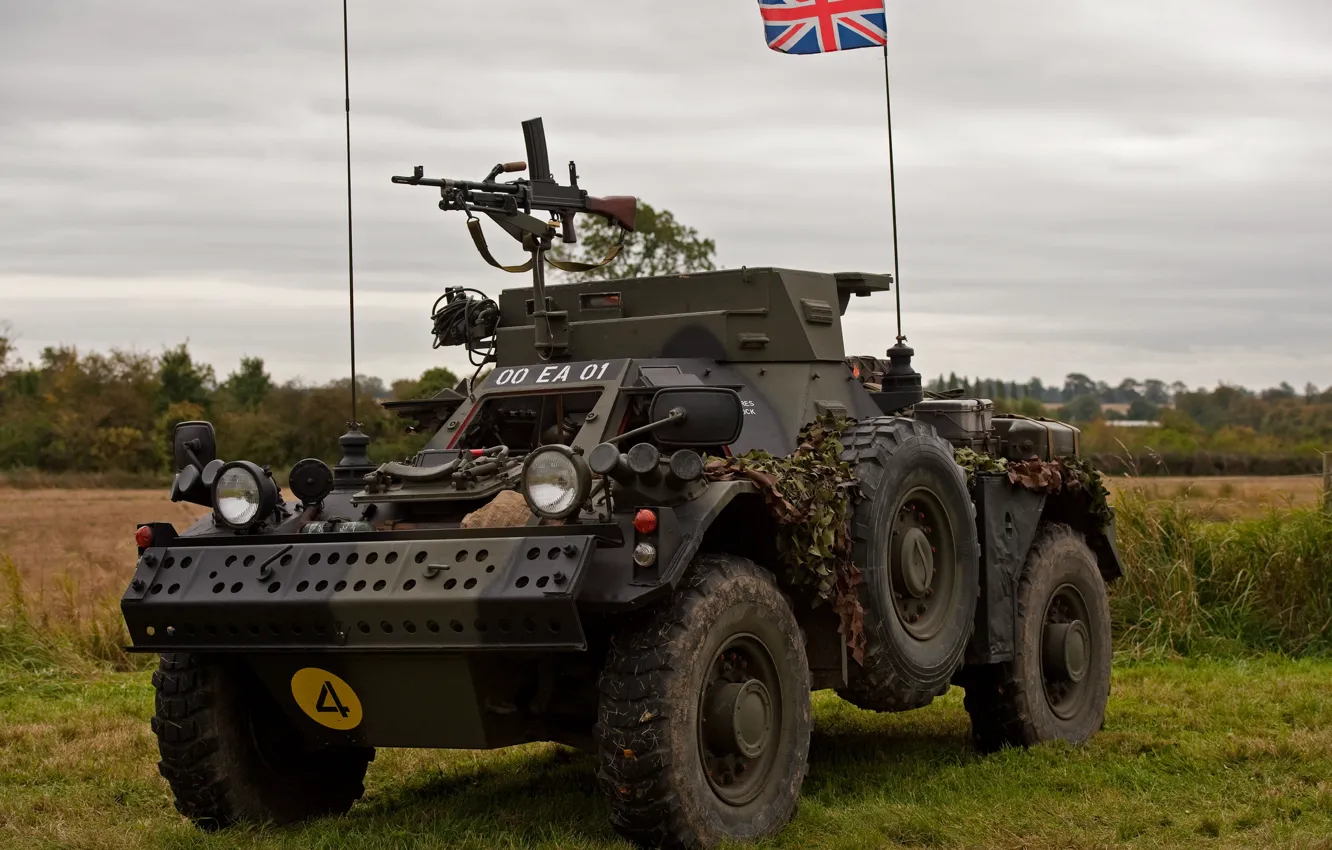 Photo wallpaper war, UK, Dingo, military equipment, armored car, period, intelligence, weapons armor