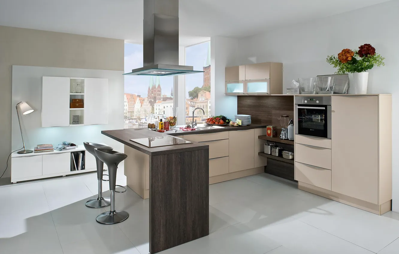 Photo wallpaper design, style, room, interior, kitchen