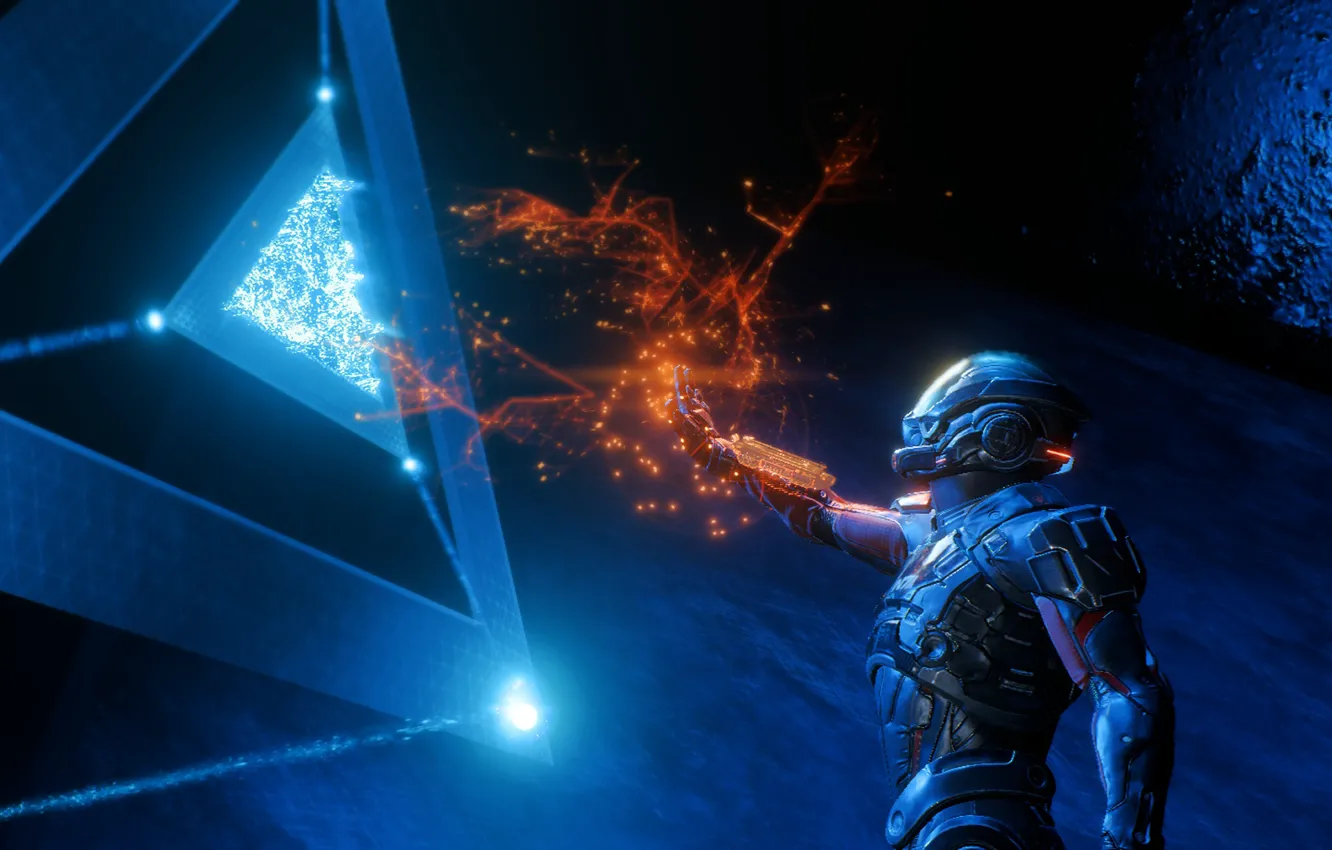 Photo wallpaper space, space, mass effect, Mass Effect Andromeda