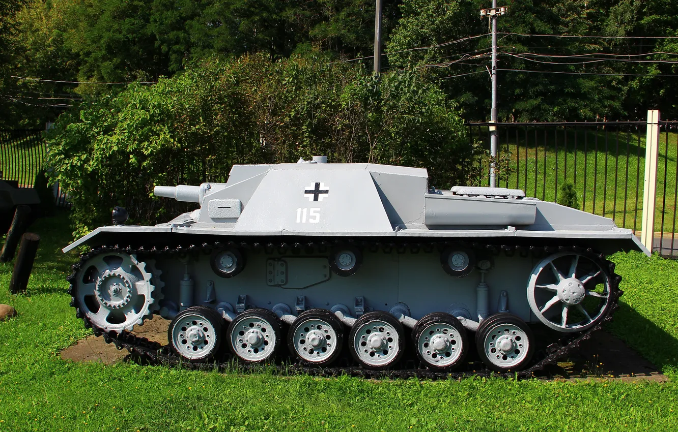 Photo wallpaper Germany, Moscow, SAU, StuG III, Assault gun, Poklonnaya Gora, The Museum of G.O.R.A., German anti-tank …