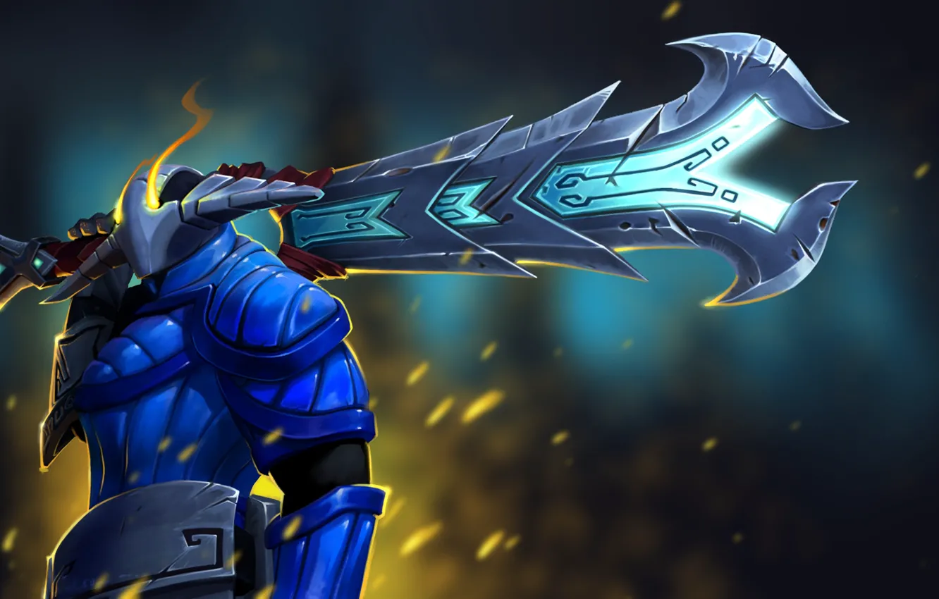 Photo wallpaper sword, dota 2, Sven, The Rogue Knight