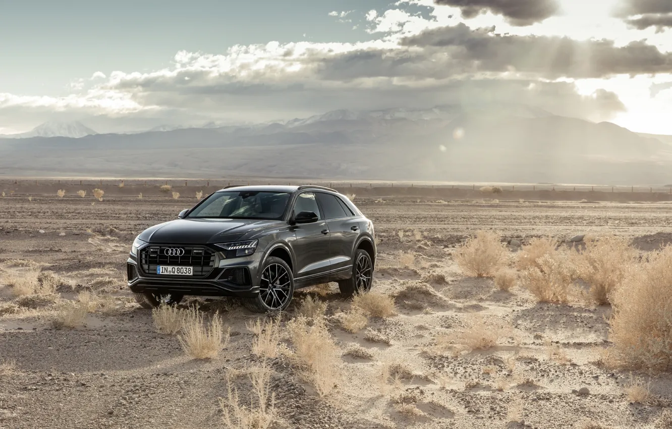 Photo wallpaper Quattro, 2018, crossover, S-Line, 55 TFSI, Audi Q8