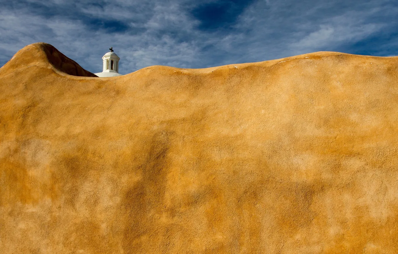 Photo wallpaper the sky, landscape, mountains