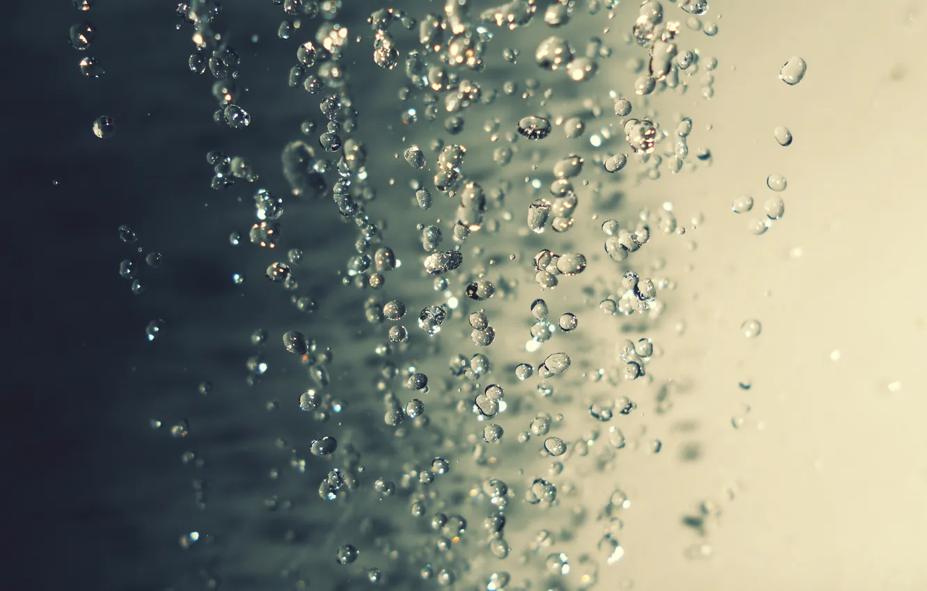 Photo wallpaper water, drops, squirt