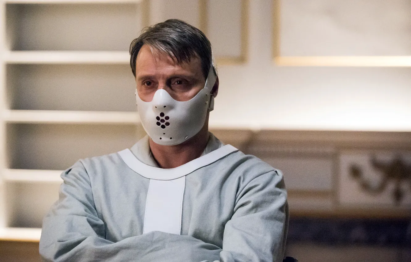 Photo wallpaper mask, Dr., the series, detective, Thriller, drama, crime, Hannibal Lecter