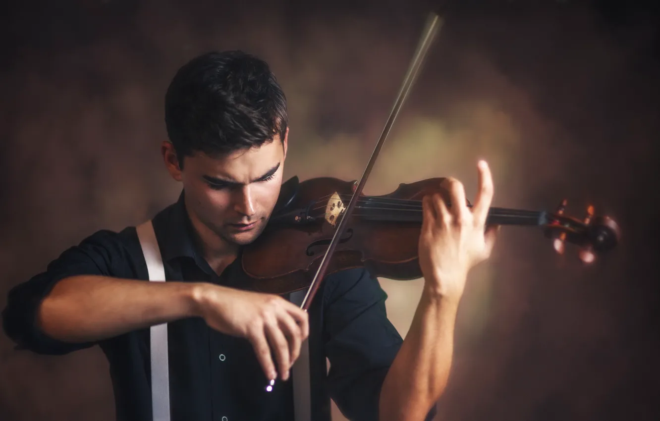 Photo wallpaper music, violin, musician