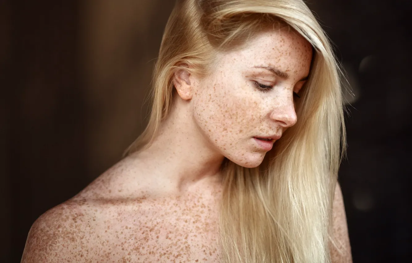 Photo wallpaper portrait, freckles, No One Nicholas, Pauline Cult