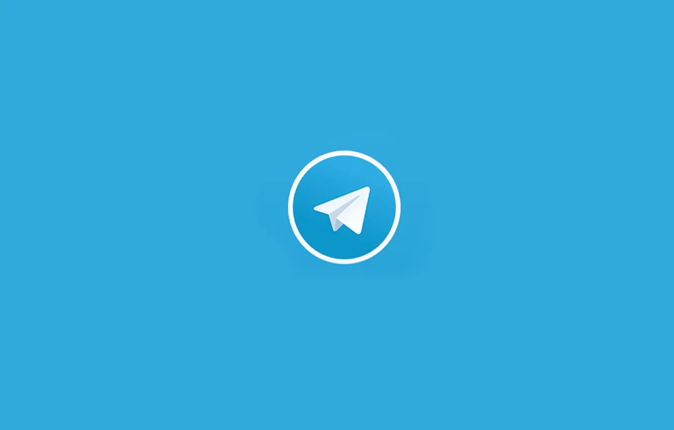 Photo wallpaper Telegram, application, messaging app