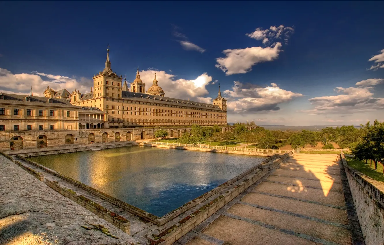 Photo wallpaper the sky, building, Palace