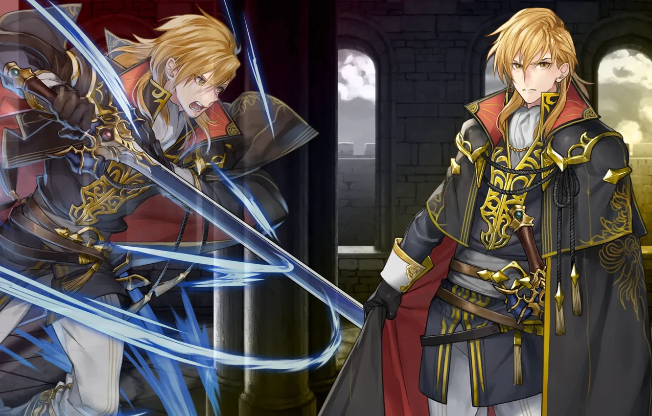 Photo wallpaper sword, guy, Fire Emblem