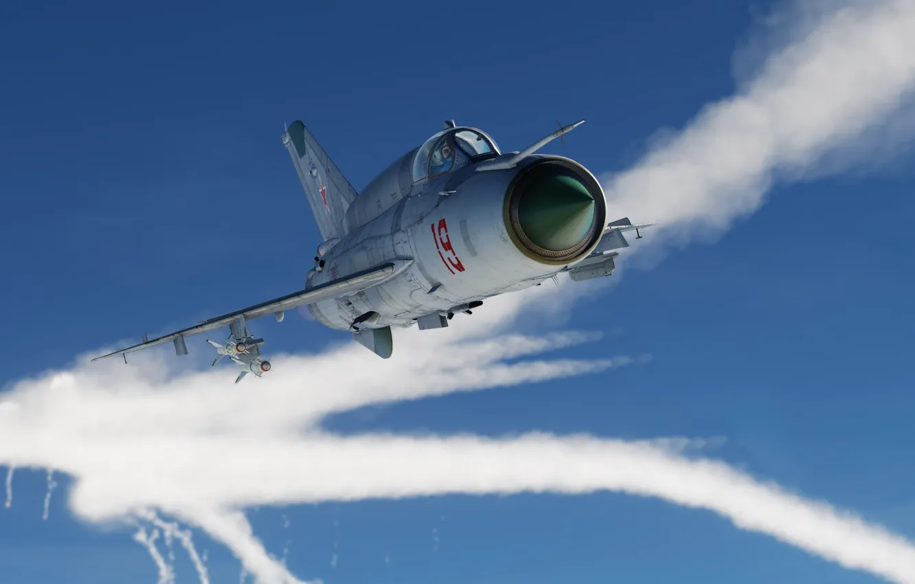 Photo wallpaper USSR, OKB Mikoyan, MiG-21bis, Frontline fighter